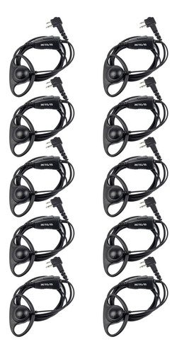 10 Pcs Audífonos Manos Libres Auricular Para Motorola Radios