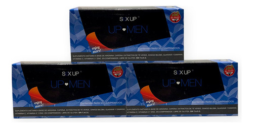 Suplemento en comprimidos Sex Up  suplemento Dietario vitamina c en caja 20 un pack x 3 u