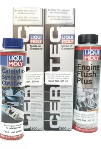 Kit Ceratec Liqui Moly Y Engine Flush Plus Limpiador Motor