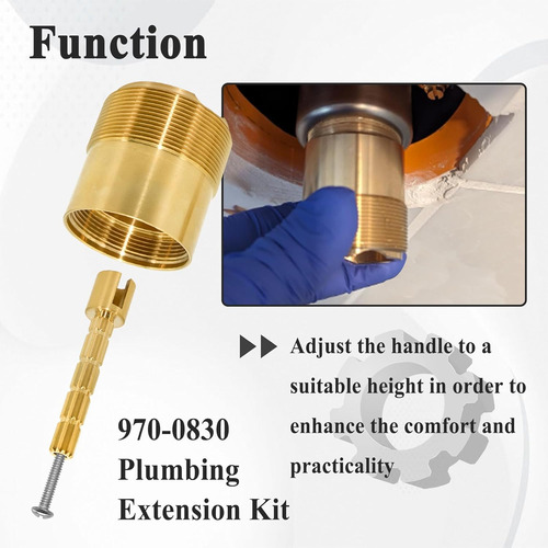 970-0830 Kit De Extensión De Fontanería Para Mango De Ajuste