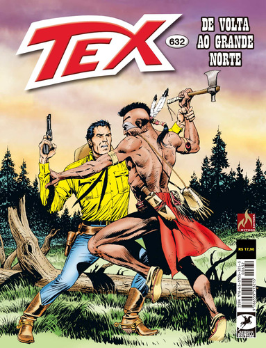 Tex 632: De volta ao grande norte, de Boselli, Mauro. Editora Edições Mythos Eireli, capa mole em português, 2022