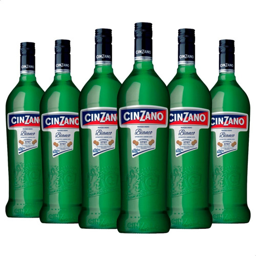 Aperitivo Cinzano Bianco Vermouth Pack X6 - 01mercado