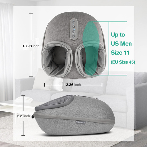 Masajeador De Pies Medcursor Mdfm400 Con Calor, Shiatsu Deep