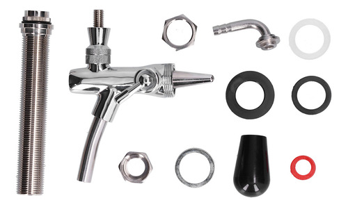 Grifo Ajustable Para Cerveza De Barril Chapado En Acero Inox