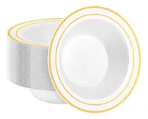 Comprar Paquete De 30 Tazones Desechables De Plástico, Ensaladeras D