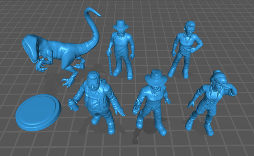 Jurassic Park 0522 Popm Archivo Para Impresión 3d