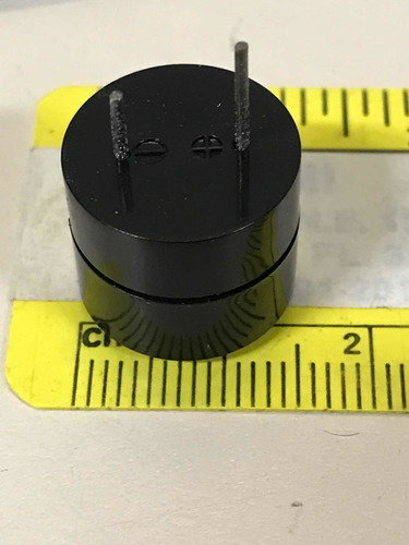 Buzzer Chicharra Plastico Negro 2pin 22x15mm V-buzzer1612