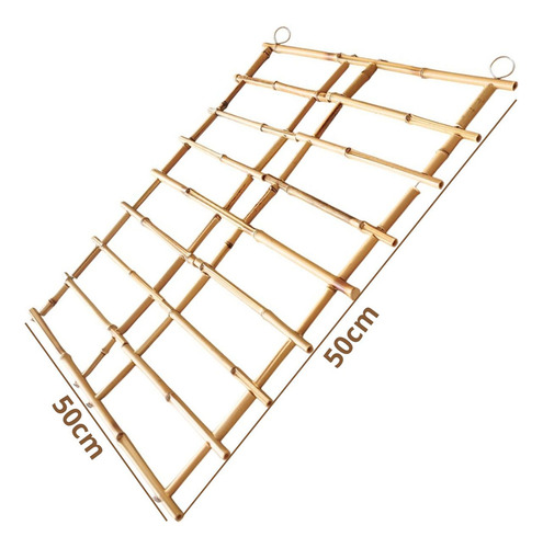 Suporte De Plantas Tutor Floreira Vertical Horta Varanda 50c Cor Da Estrutura Bege