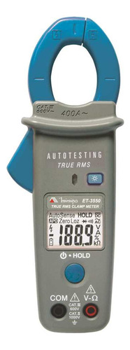Alicate Amperímetro Digital Automático Et-3550 Minipa