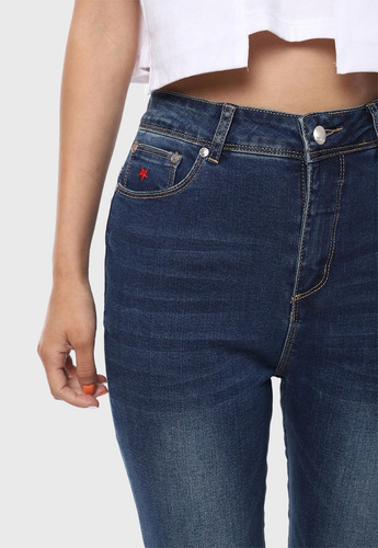 Imagen 3 de 5 de Jeans Woman Spandex Soviet Svje303az