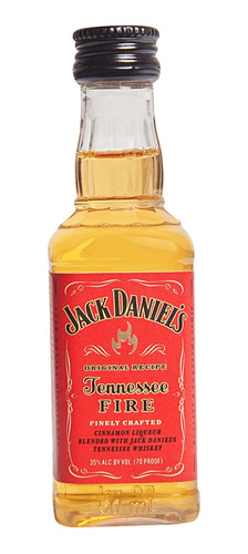 Miniatura Whisky Jack Daniels Fire 50ml (plástico)