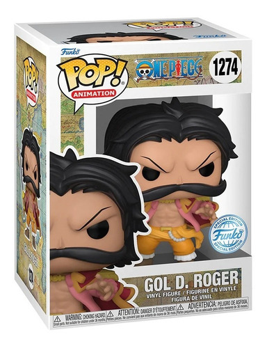 Figura De Accion Gold D.roger 1274 One Piece Funko Pop Animation Special Edition