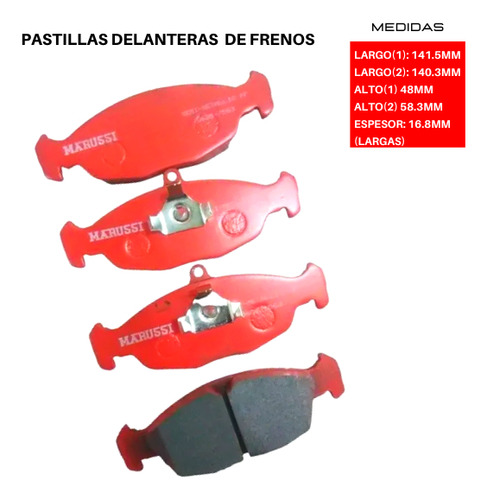 Pastilla De Freno Chevrolet Chevy Swing 1.6 2001