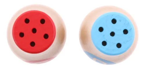 2 X 5 Lot Pretend Play Fake Food Wooden Play Salt Powder Jar