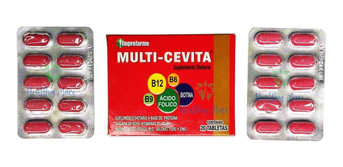 Multi-cevita 20 Tabletas Lab. Impr - Unidad a $1720