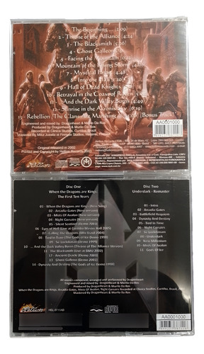 Cd Dragonheart - Kit 2 Álbuns (2003) - Hellion Records Estandar (Usado)