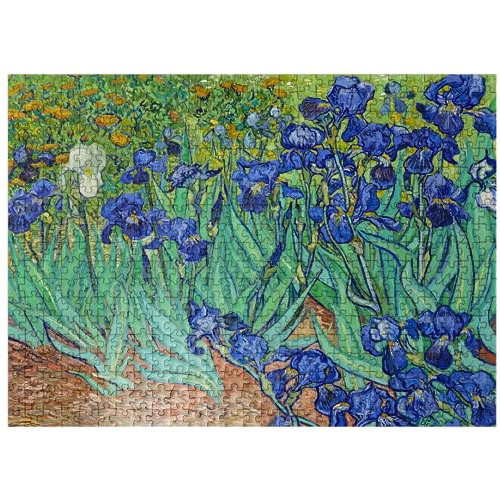 Irises 1889 By Vincent Van Gogh - Premium 500 Piece Jigsaw P