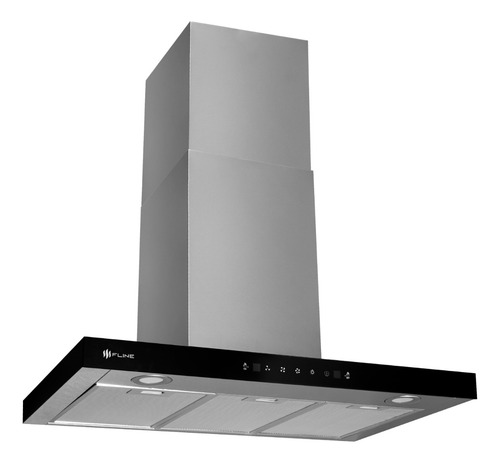 Campana Extractora Tipo T 80 Cm Touch | Acero Inox | Halle80 Color Gris