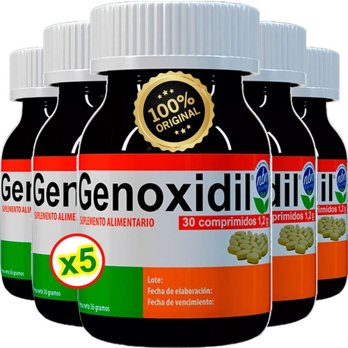 Pack Familiar Genoxidil Suplemento 100% Natural Nrf1 | Nrf2
