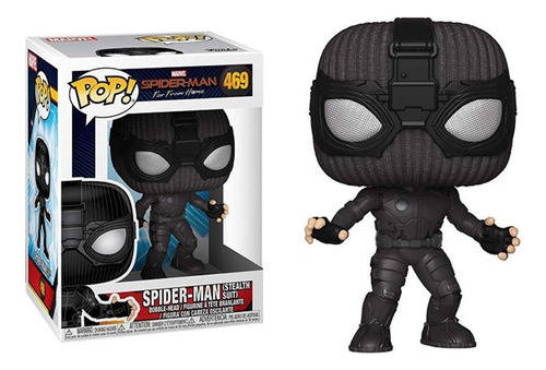 Funko Pop! Spiderman Stealth Suit #469 Caja Maltratada