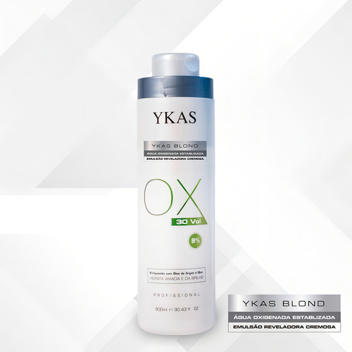 Ykas Blond Agua Oxigenada 30 Vol 900ml