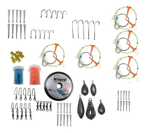 Combo Completo Para Pesca Variada + De 70 Articulos Kit