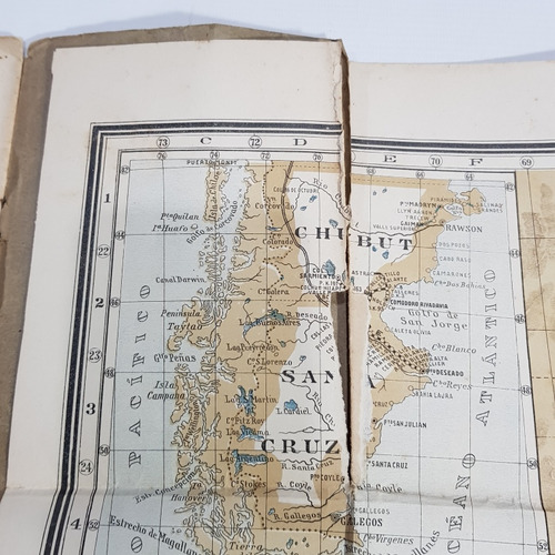 Antiguo Mapa Ferrocarril Argentimo 1922 Weber Mag 62099 (Usado)