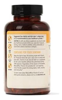 Naturewise Vitamina D3 1000ui 360 Cápsulas