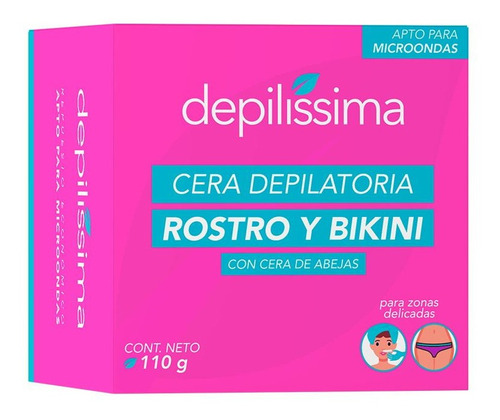 Cera Depilatoria Para Rostro Y Bikini Depilíssima 110 Gr.