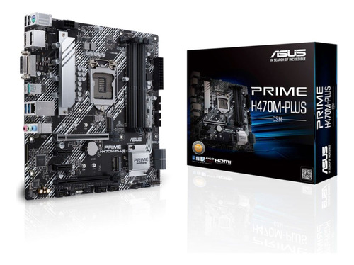 Motherboard Asus Intel Prime H470m Plus Csm S1200 10ma Gen