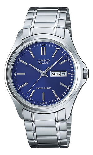 Reloj Casio Mtp-1239d-2a Esfera Azul, Análogo. Circuit