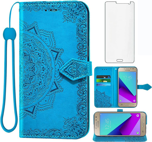 Funda Tipo Cartera Para Samsung Grand Prime J2 Prime Tempere