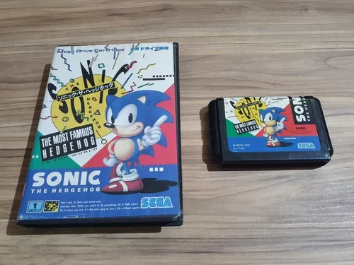 Jogo Sonic the Hedgehog - Mega Drive (Japonês)