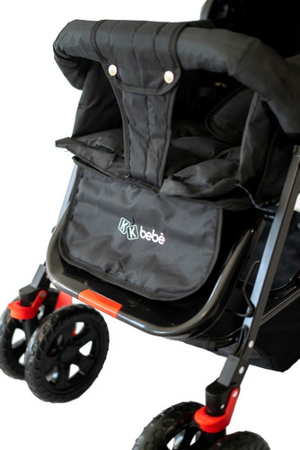Carrinho De Bebê Passeio Vira Berço Com Bolsa Macio Com Alça
