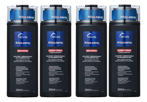 Kit Friz Zero 2 Shampoo + 2 Condicionador Truss