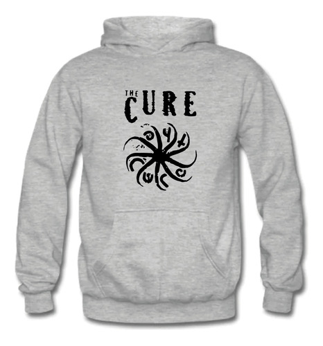 Polerón Estampado De The Cure, Rock, Logo, Argamodas