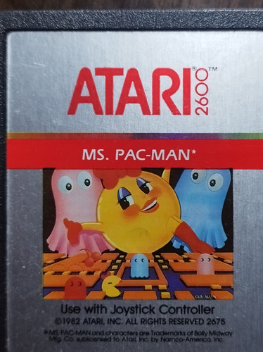 Ms. Pac-man Atari 2600 Con Caja Y Manual (Usado)
