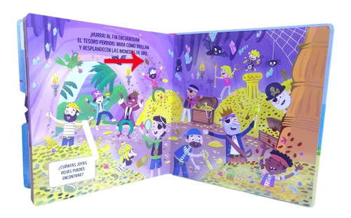Imagen 3 de 5 de Aventuras Interactivas/barco Pirata/empuja, Abre, Gira/niños