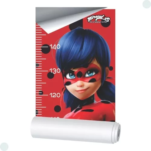 Adesivo para Porta Infantil Miraculous Ladybug