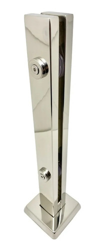 12 Coluna Torre Aço Inox 304 Com 40 Cm 2 Furos Escovado