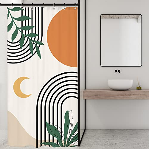 Cortina De Ducha Bohemia 91 X 183 Cm Diseño Geométrico