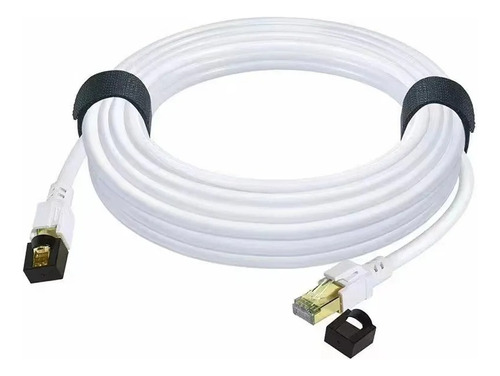 Cable Red Plano Categoria 8 Cat8 Rj45 Ethernet 40gbps 5mts