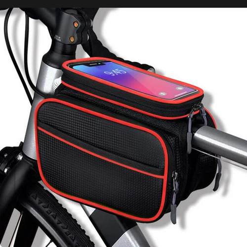 Bolso Alforja Porta Smartphone Bicicleta 6,7 Pulgadas 