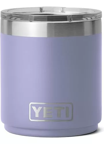 YETI Rambler - Taza apilable de acero inoxidable con tapa MagSlider, 10  onzas, color lila cósmico