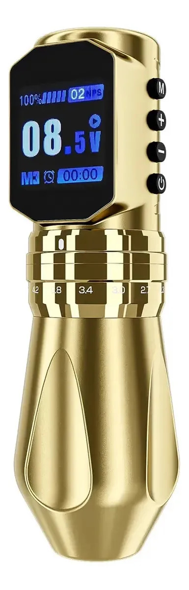 Máquina de Tatuaje Pen Profesional Inalámbrica con Pantalla LCD y Batería de 2000mAh