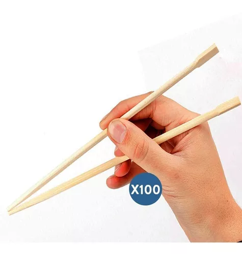 10 Bolsas Palitos Chinos De Bambu Sushi X100 + Envio Gratis