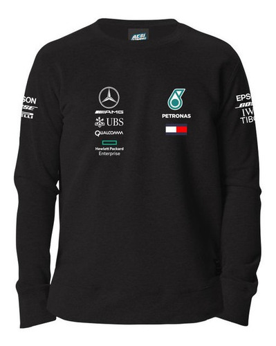 Buzo Cuello Redondo F1 Mercedes Benz Petronas 2019