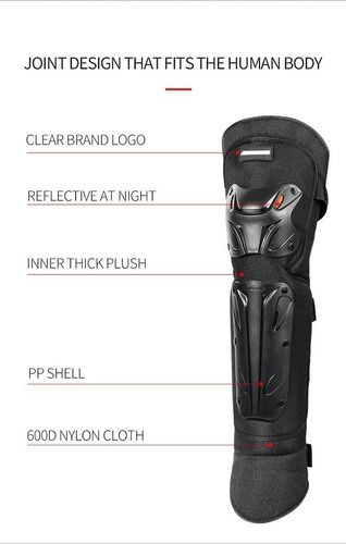 Kit Protecciones Motociclista Rodilleras Invierno