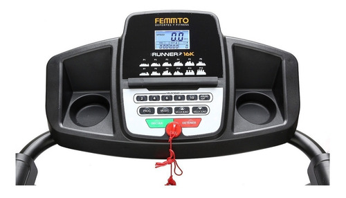 Imagen 4 de 4 de Cinta de correr eléctrica Femmto Runner 16K 220V color negro