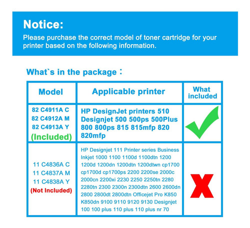 Cartucho De Tinta Compatible Lcl De Repuesto Para Hp 82 510
